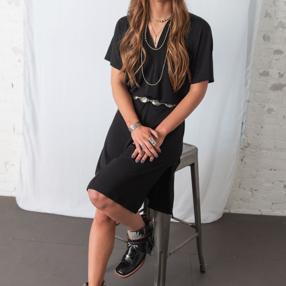 Black T-shirt Dress
